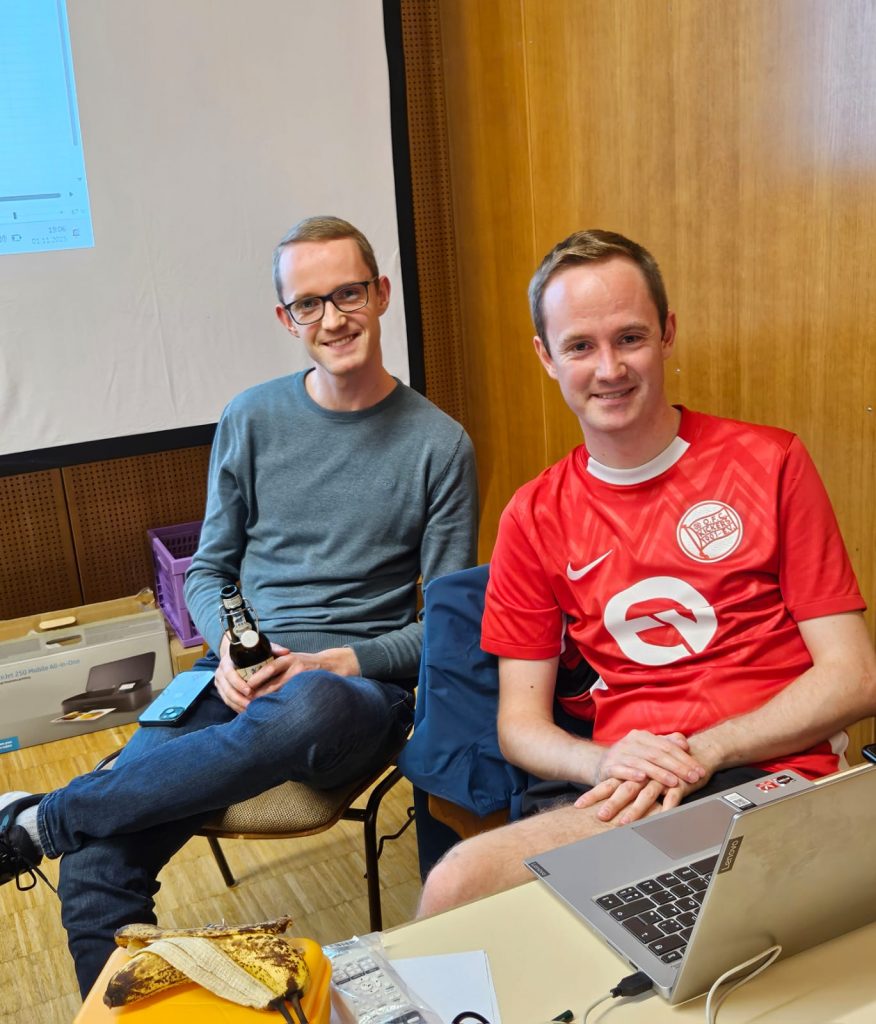 Die Organisatoren des Tages Jan und Steffen Wich