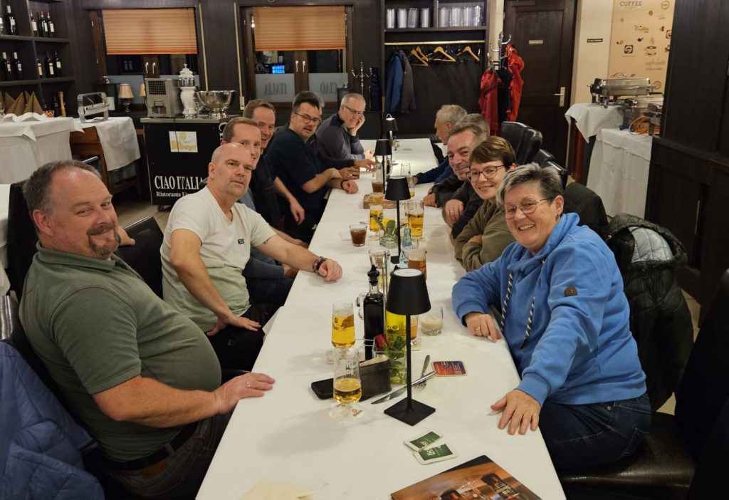 Ausklang des Tages bei Ciao Italia.